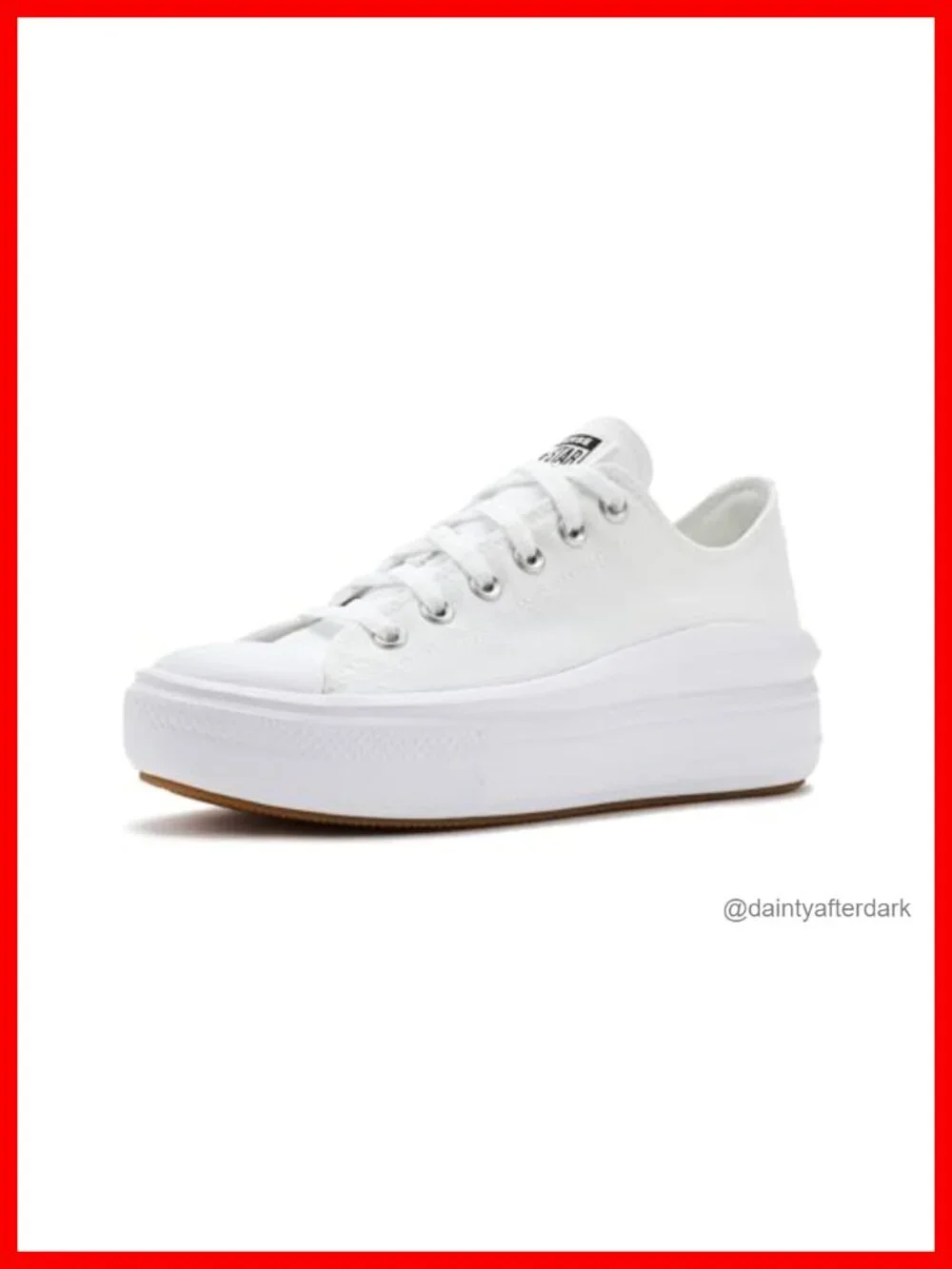 Converse Chuck Taylor All Star Canvas Platform Low Top Sneakers Women's